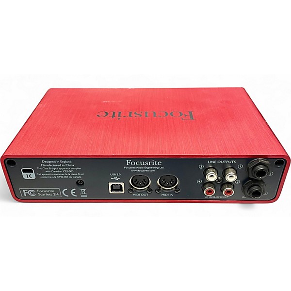 Used Focusrite Scarlett 2i4 Gen 2 Audio Interface