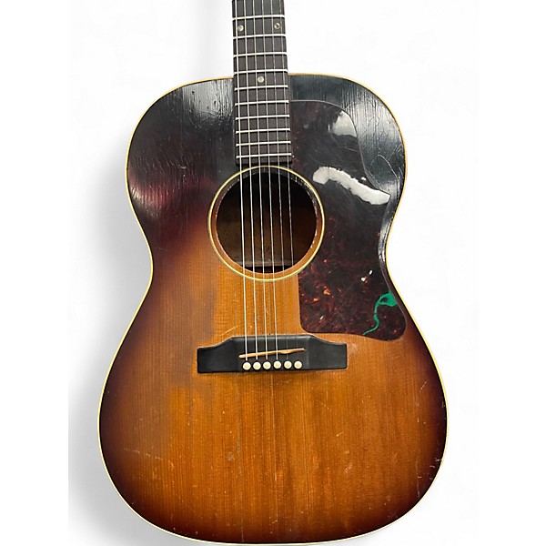 Vintage 1960s Gibson lg1 Sunburst Acoustic Guitar