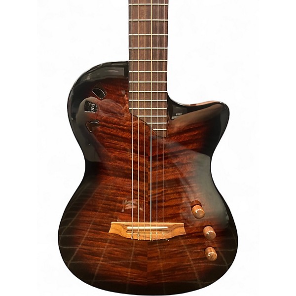 Used Cordoba Stage Nylon Tobacco Sunburst Classical Acoustic Electric Guitar