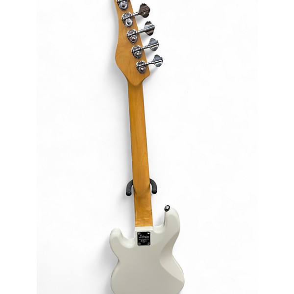 Used Schecter Guitar Research P-5 Antique Ivory Electric Bass Guitar