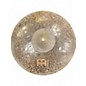 Used MEINL 14in BYZANCE JAZZ THIN HIHATS Cymbal