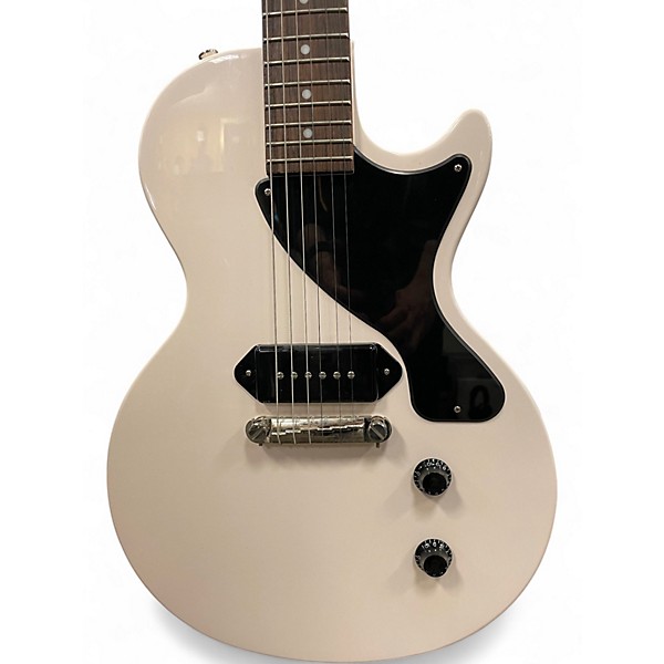 Used 2023 Epiphone BILLIE JOE ARMSTRONG LES PAUL JUNIOR Alpine White Solid Body Electric Guitar
