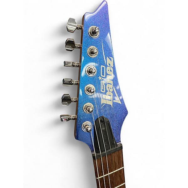 Used Ibanez GRG121SP Blue Metal Chameleon Solid Body Electric Guitar