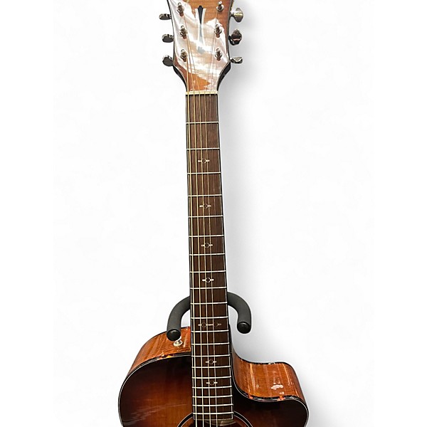 Used Fender Fa345ce auditorium Sunrise Tea Burst Acoustic Electric Guitar