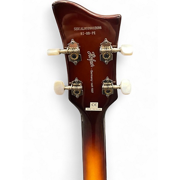 Used Hofner Ignition Series Short-Scale 2 Color Sunburst Electric Bass Guitar