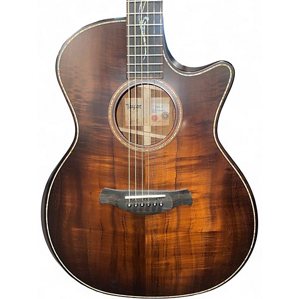 Used Taylor K24CE BUILDERS EDITION KONA BURST Acoustic Electric Guitar