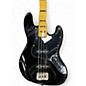 Used Squier Classic Vibe 70s Jazz Bass Black Electric Bass Guitar