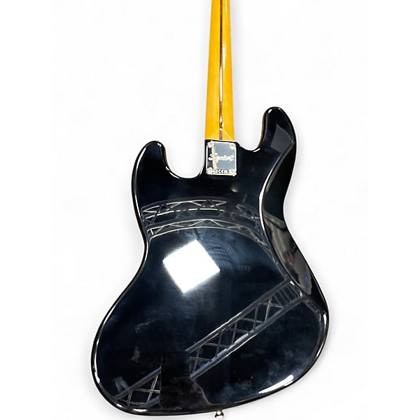 Used Squier Classic Vibe 70s Jazz Bass Black Electric Bass Guitar