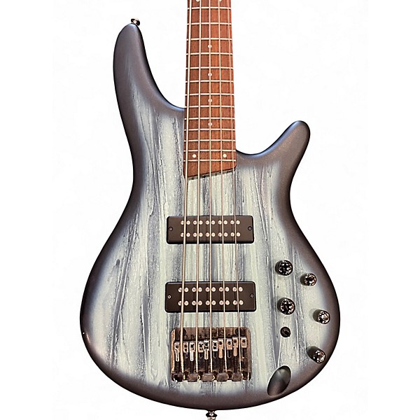 Used Ibanez SR305 5 String Blue Grain Burst Electric Bass Guitar