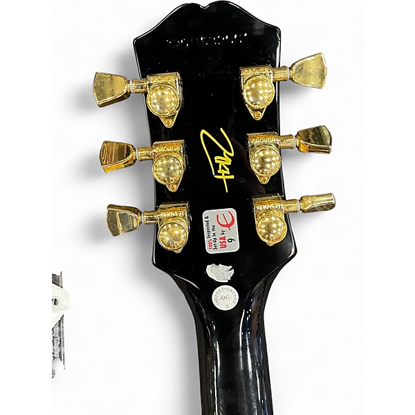 Used Epiphone Matt Heafy Les Paul Custom Ebony Solid Body Electric Guitar