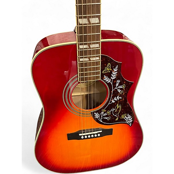 Used Epiphone Hummingbird Heritage Cherry Sunburst Acoustic Guitar