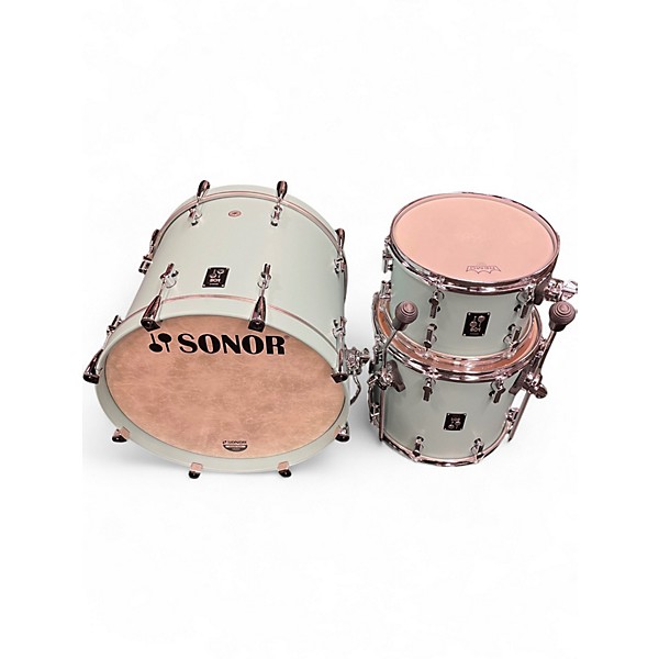 Used SONOR 3 Piece SQ1 CRUISER BLUE Drum Kit