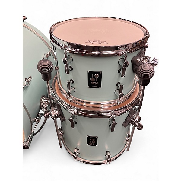 Used SONOR 3 Piece SQ1 CRUISER BLUE Drum Kit