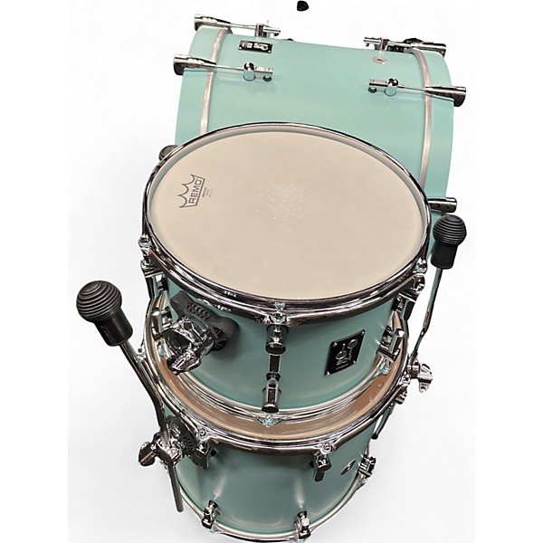 Used SONOR 3 Piece SQ1 CRUISER BLUE Drum Kit