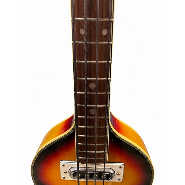 Used Greco violin bass 2 Tone Sunburst Electric Bass Guitar