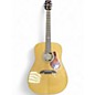 Used Alvarez MD70 HERRINGBONE Natural Acoustic Guitar thumbnail