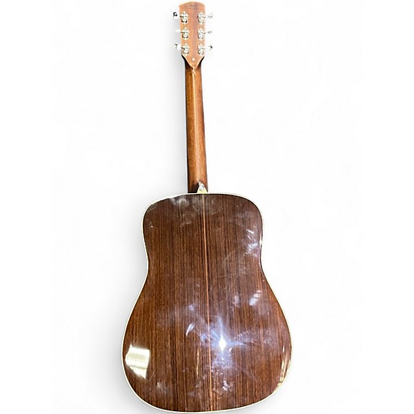 Used Alvarez MD70 HERRINGBONE Natural Acoustic Guitar