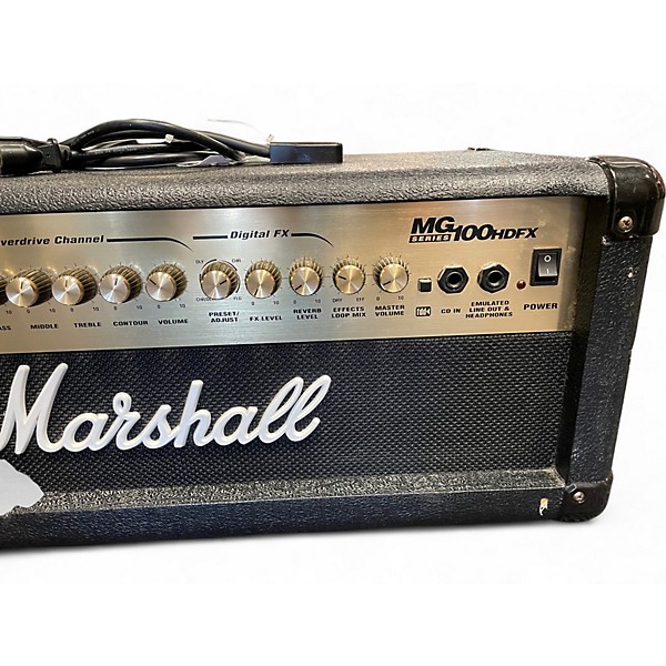 Used Marshall MG100HDFX 100W Solid State Guitar Amp Head