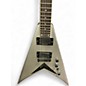 Used Kramer Dave mustaine vanguard  Silver Solid Body Electric Guitar