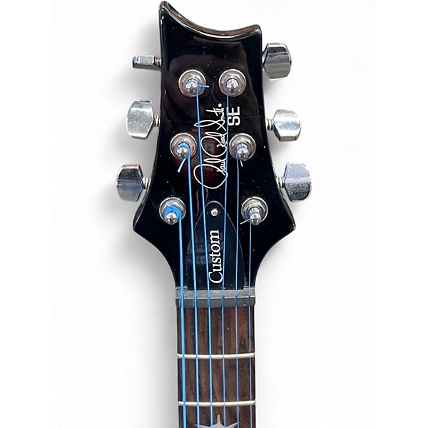Used PRS SE Custom 24 Dark Green Solid Body Electric Guitar