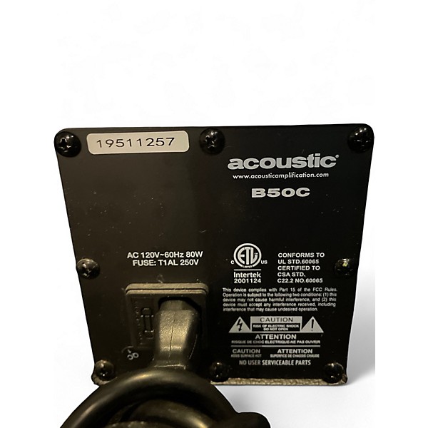 Used Acoustic B50C 1X10 50W Bass Combo Amp