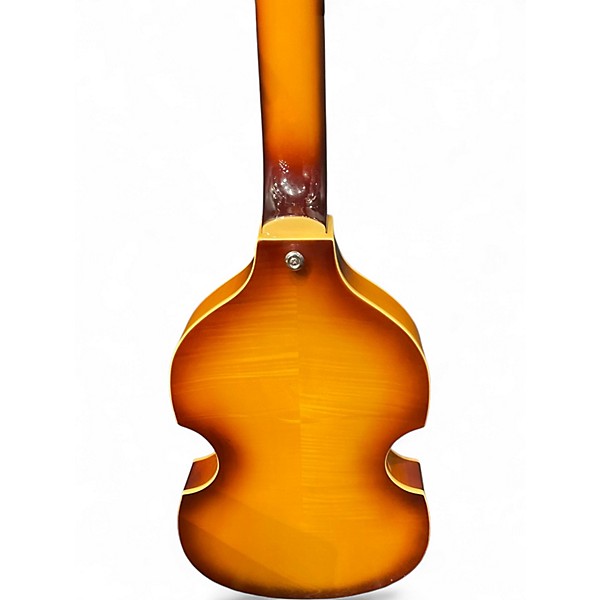 Used Rogue Violin bass 2 Color Sunburst Electric Bass Guitar