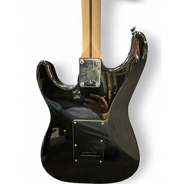 Used Squier Affinity Stratocaster Black and White Solid Body Electric Guitar