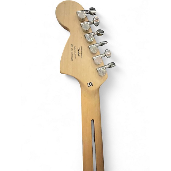 Used Squier Affinity Stratocaster Black and White Solid Body Electric Guitar