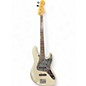 Used Fender American Standard Jazz Bass Silver Electric Bass Guitar thumbnail