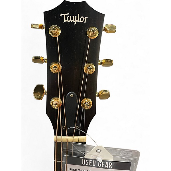 Used Taylor 214CE Deluxe Natural Acoustic Electric Guitar