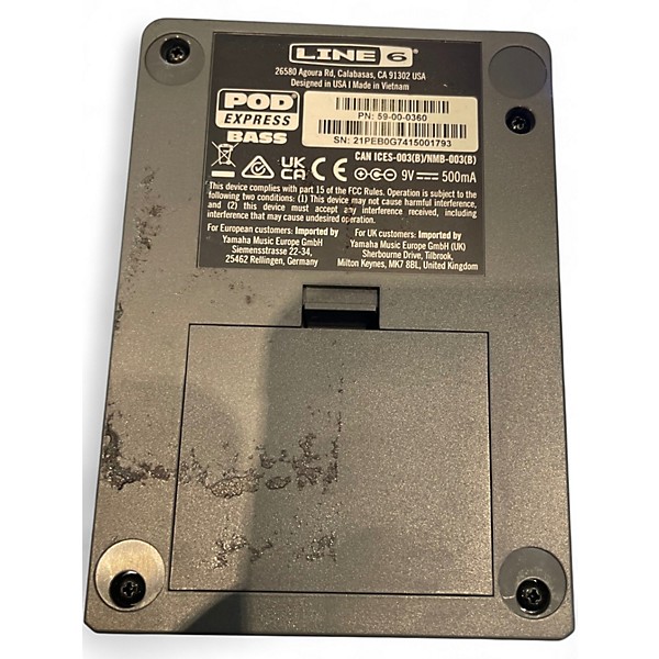 Used Line 6 POD EXPRESS BASS Bass Effect Pedal