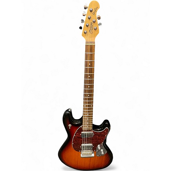 Used Sterling by Music Man STINGRAY HH 3 Tone Sunburst Solid Body Electric Guitar