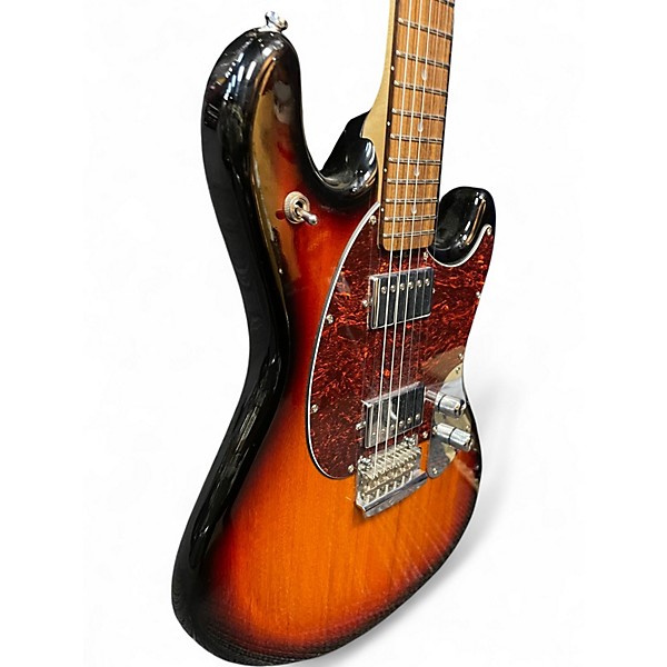 Used Sterling by Music Man STINGRAY HH 3 Tone Sunburst Solid Body Electric Guitar