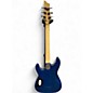 Used Schecter Guitar Research Omen Extreme 6 Blue Solid Body Electric Guitar