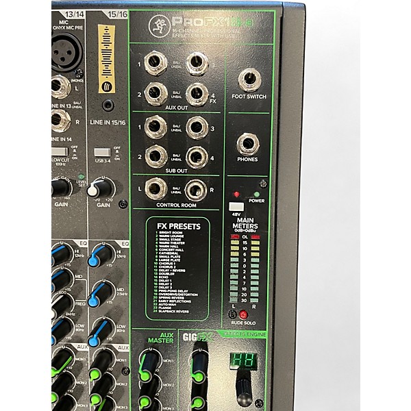 Used Mackie PROFX16 Unpowered Mixer