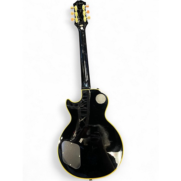 Used Epiphone Joe Bonamassa Black Beauty Les Paul Custom Black and Gold Solid Body Electric Guitar