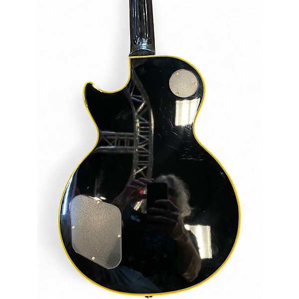 Used Epiphone Joe Bonamassa Black Beauty Les Paul Custom Black and Gold Solid Body Electric Guitar
