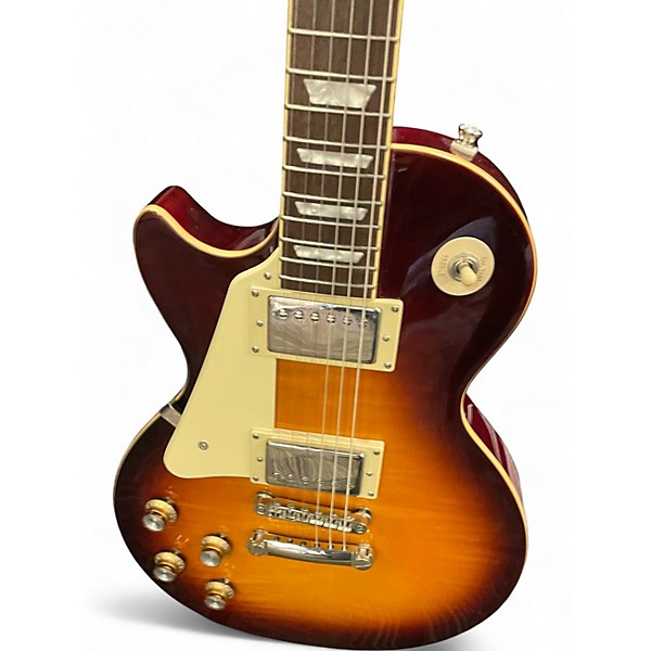 Used Epiphone Les Paul Standard Left Handed 2 Color Sunburst Electric Guitar