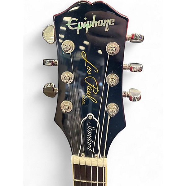 Used Epiphone Les Paul Standard Left Handed 2 Color Sunburst Electric Guitar