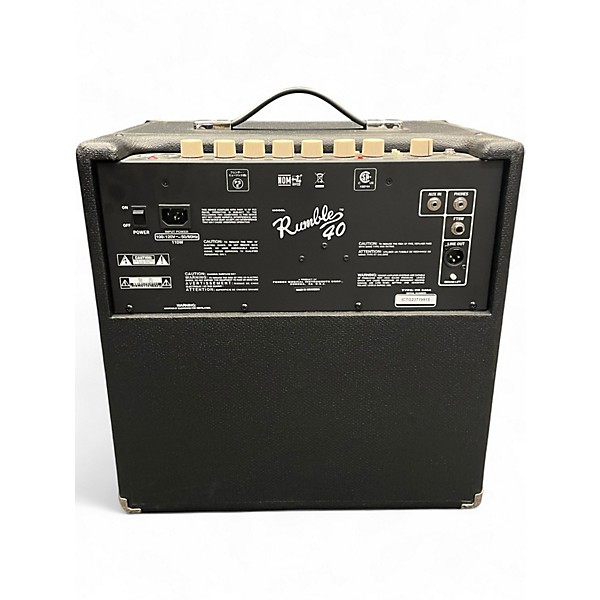 Used Fender Rumble V3 40W 1x10 Bass Combo Amp