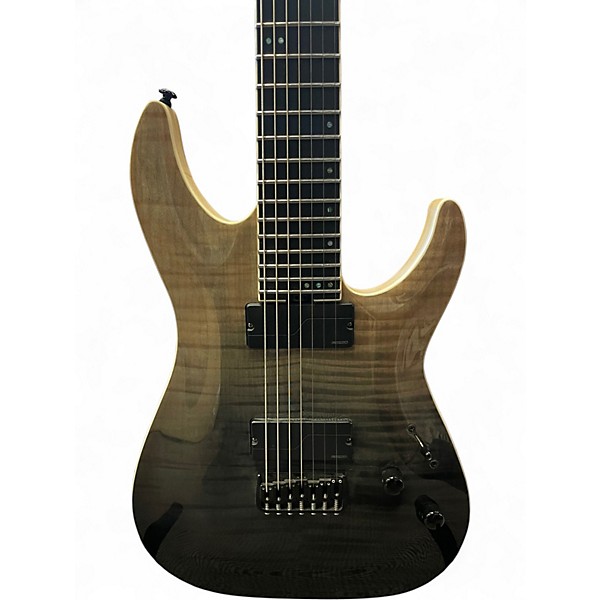Used Schecter Guitar Research C7 SLS ELITE BLACK TO GRAY FADE Solid Body Electric Guitar