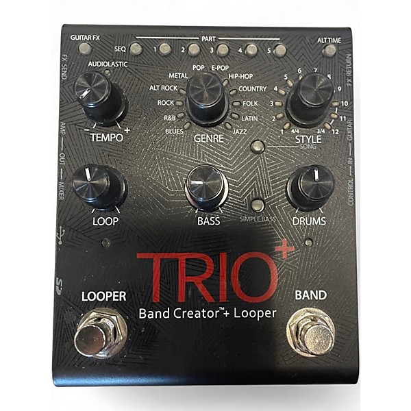 Used DigiTech Trio+ Band Creator Plus Looper with FS3X Footswitch Pedal