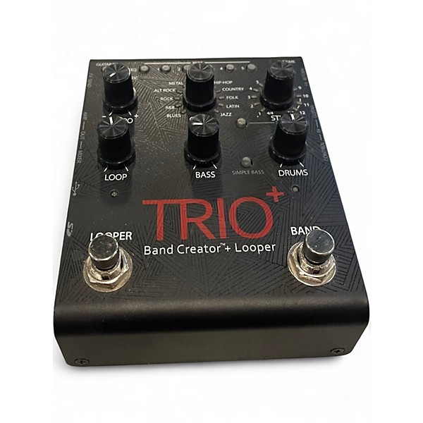 Used DigiTech Trio+ Band Creator Plus Looper with FS3X Footswitch Pedal