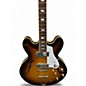 Used 2023 Epiphone Casino Sunburst Hollow Body Electric Guitar