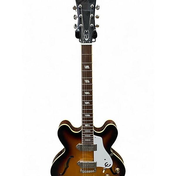 Used 2023 Epiphone Casino Sunburst Hollow Body Electric Guitar