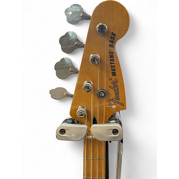 Used Fender Limited Edition Player Mustang Bass PJ Shell Pink Electric Bass Guitar