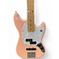 Used Fender Limited Edition Player Mustang Bass PJ Shell Pink Electric Bass Guitar