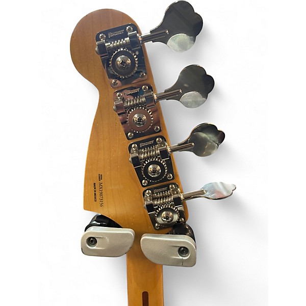 Used Fender Limited Edition Player Mustang Bass PJ Shell Pink Electric Bass Guitar