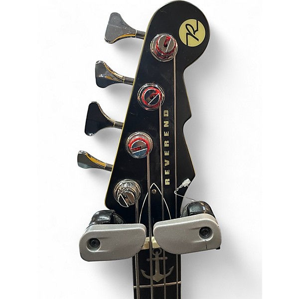 Used Reverend Watt Wattplower Mark I Yellow Electric Bass Guitar