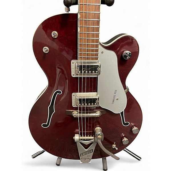 Used 2005 Gretsch Guitars G6119-1962 Chet Atkins Signature Tennessee Rose Dark Cherry Stain Hollow Body Electric Guitar